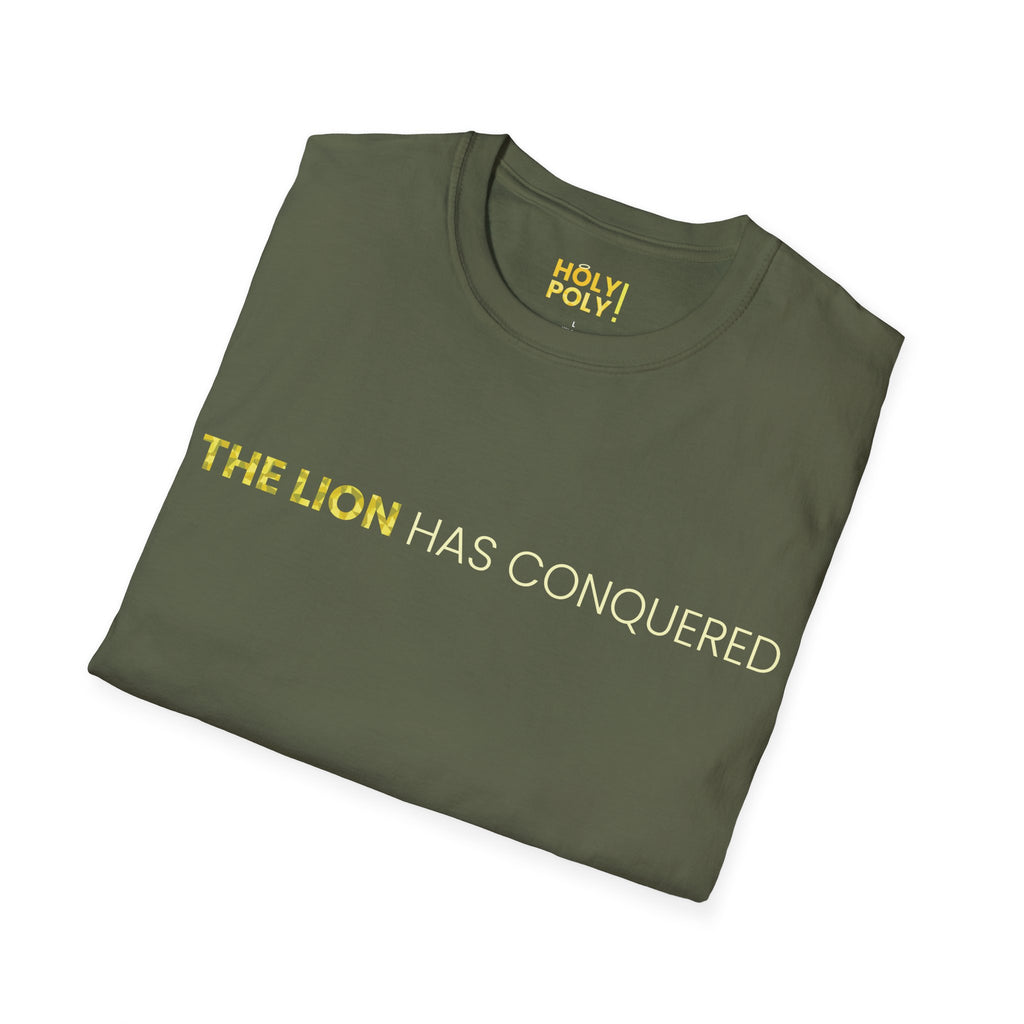 The Lion has Conquered. T-Shirt — Holy Poly