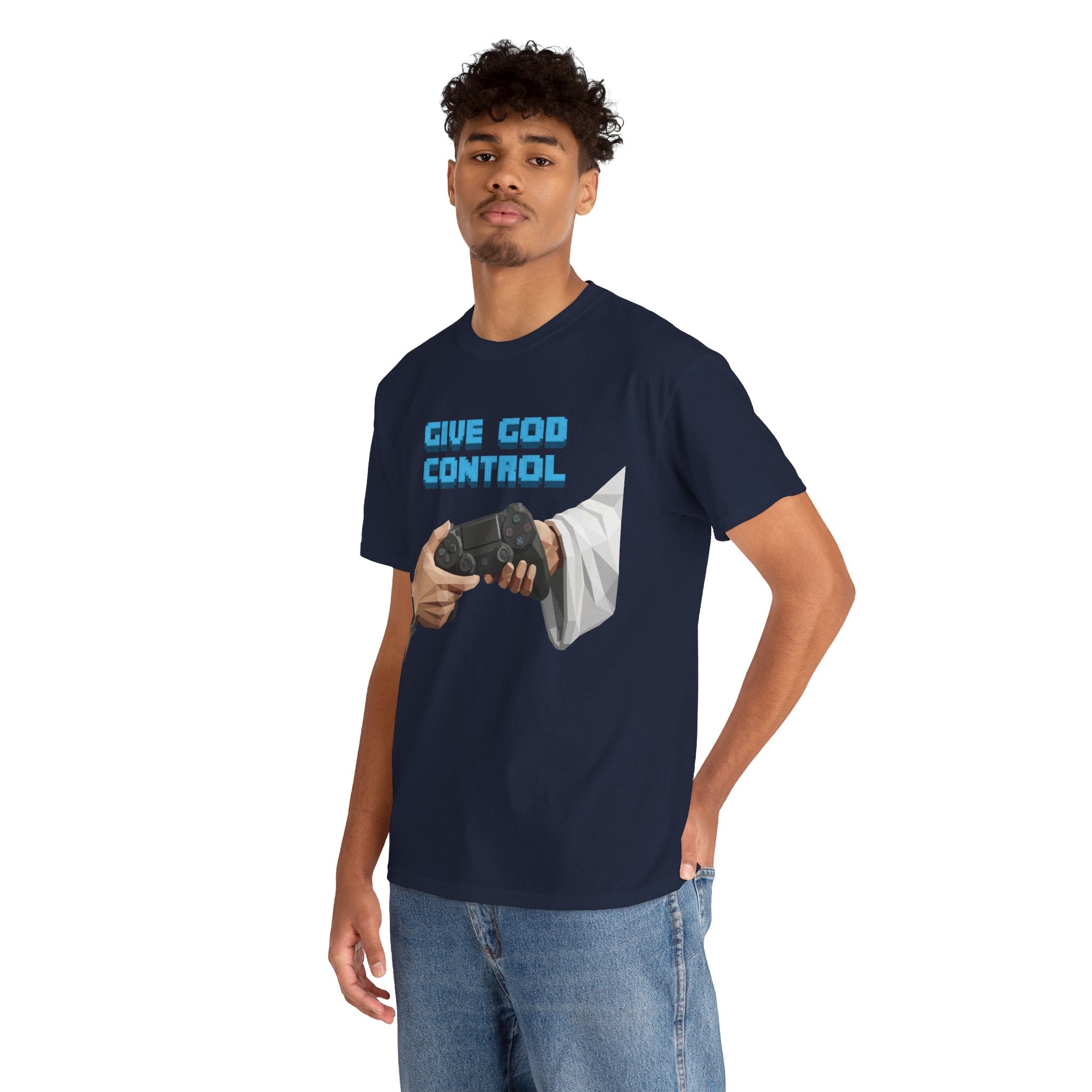 Give God Control T-Shirt — Holy NerdTee - HolyPoly!