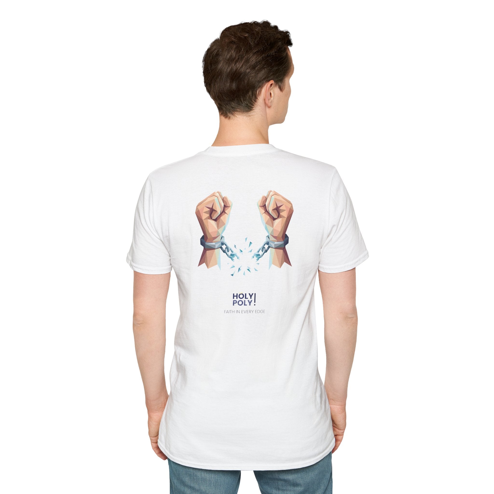 Freed by the truth. T-Shirt — Holy Poly