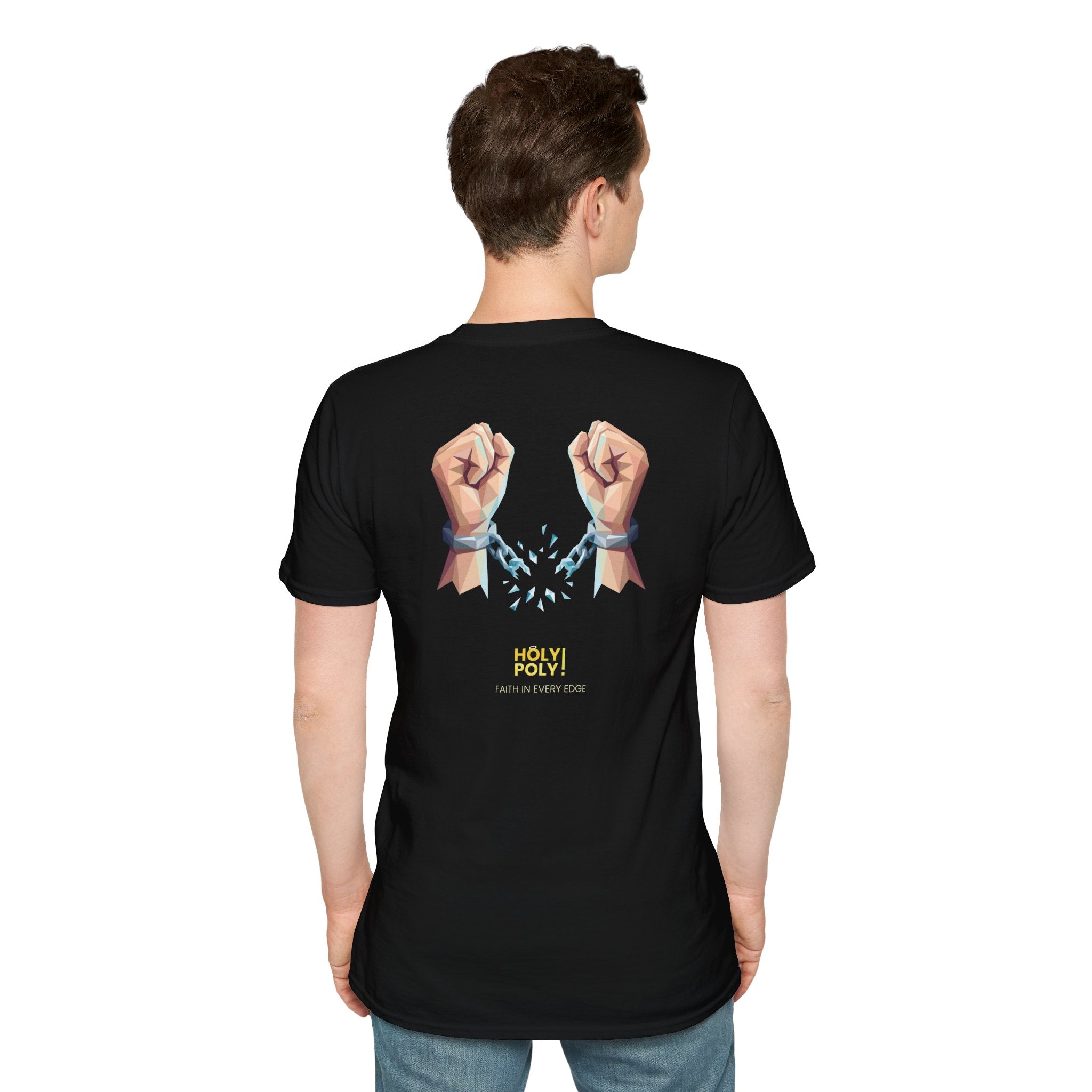 Freed by the truth. T-Shirt — Holy Poly