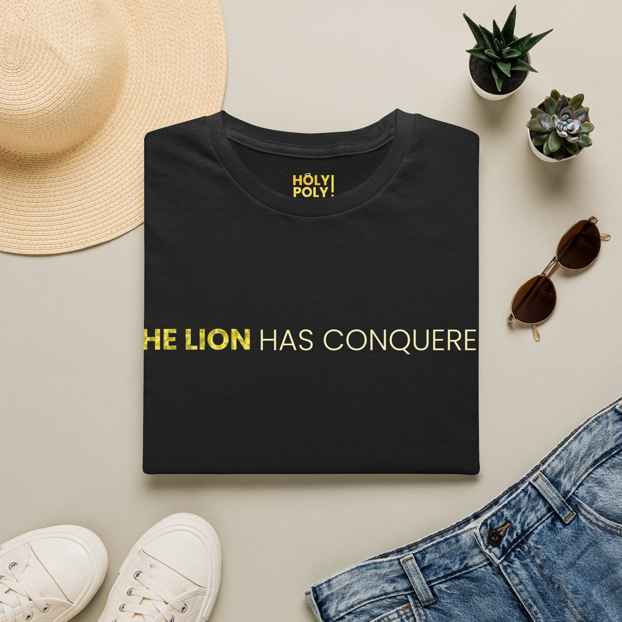 The Lion has Conquered. T-Shirt — Holy Poly