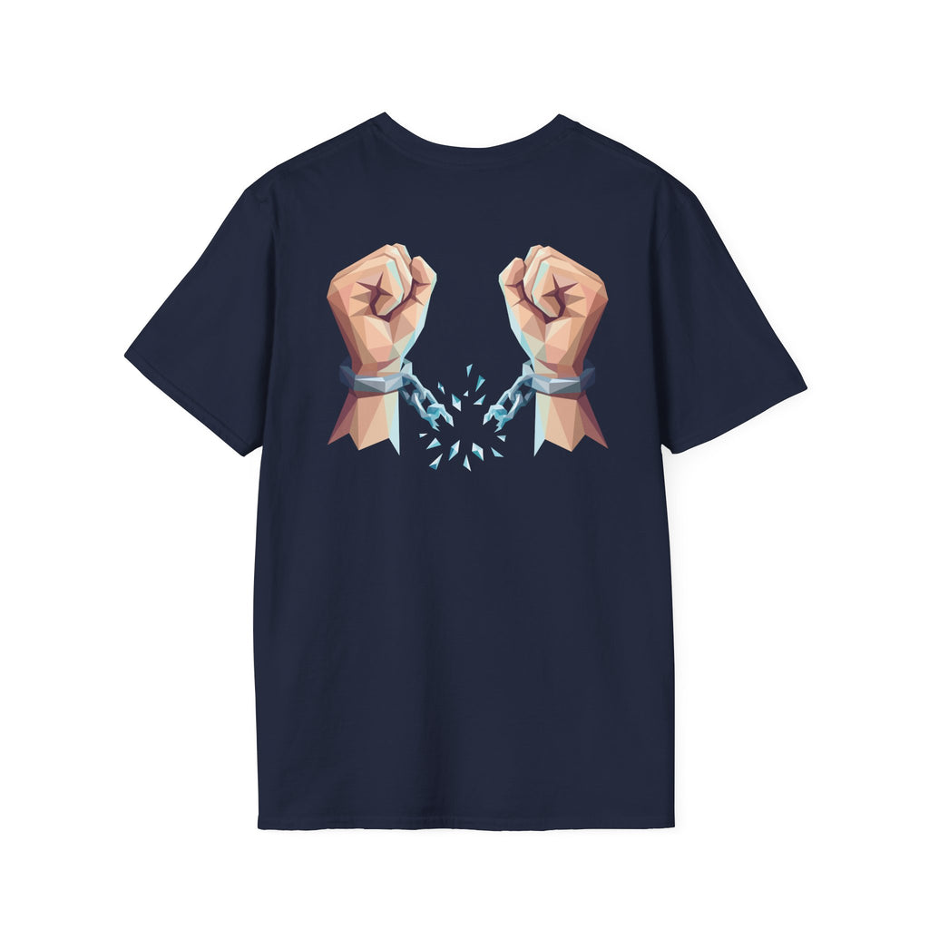 Freed by the truth. T-Shirt — Holy Poly