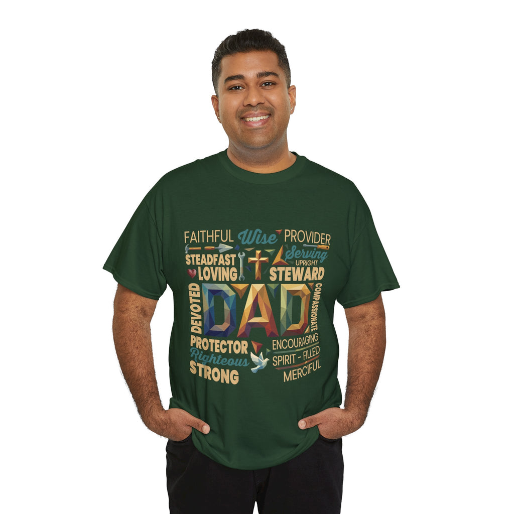 Faith-Filled Dad T-Shirt — Holy Poly!