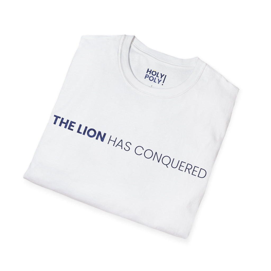 The Lion has Conquered. T-Shirt — Holy Poly
