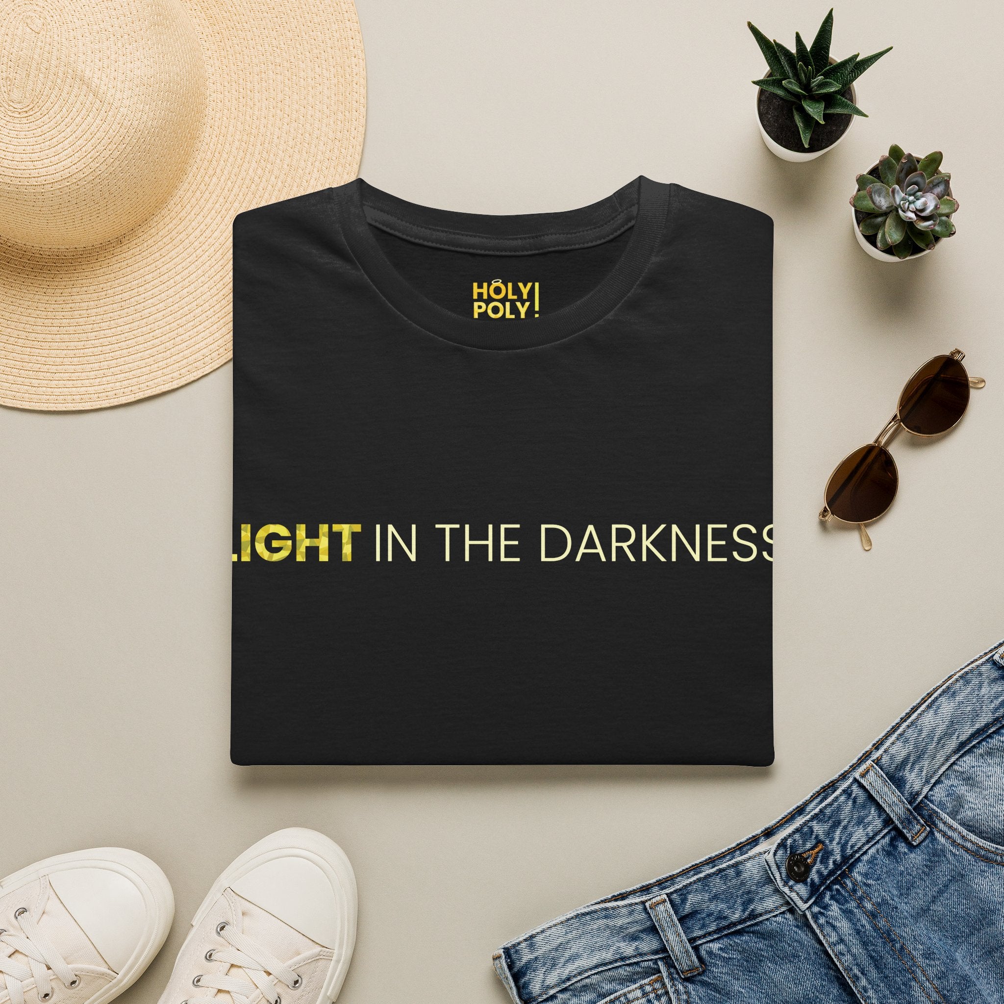 Light in the Darkness. T-Shirt — Holy Poly