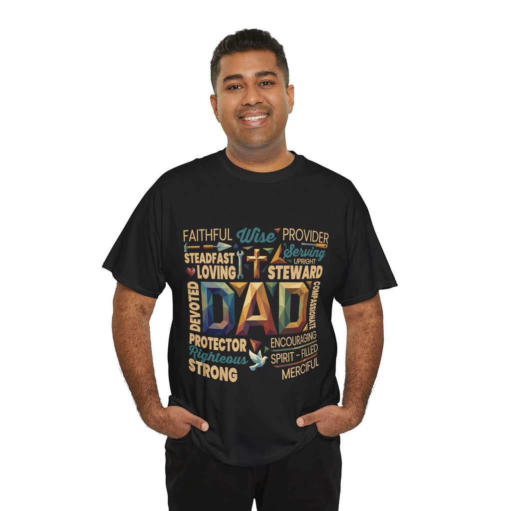 Faith-Filled Dad T-Shirt — Holy Poly!