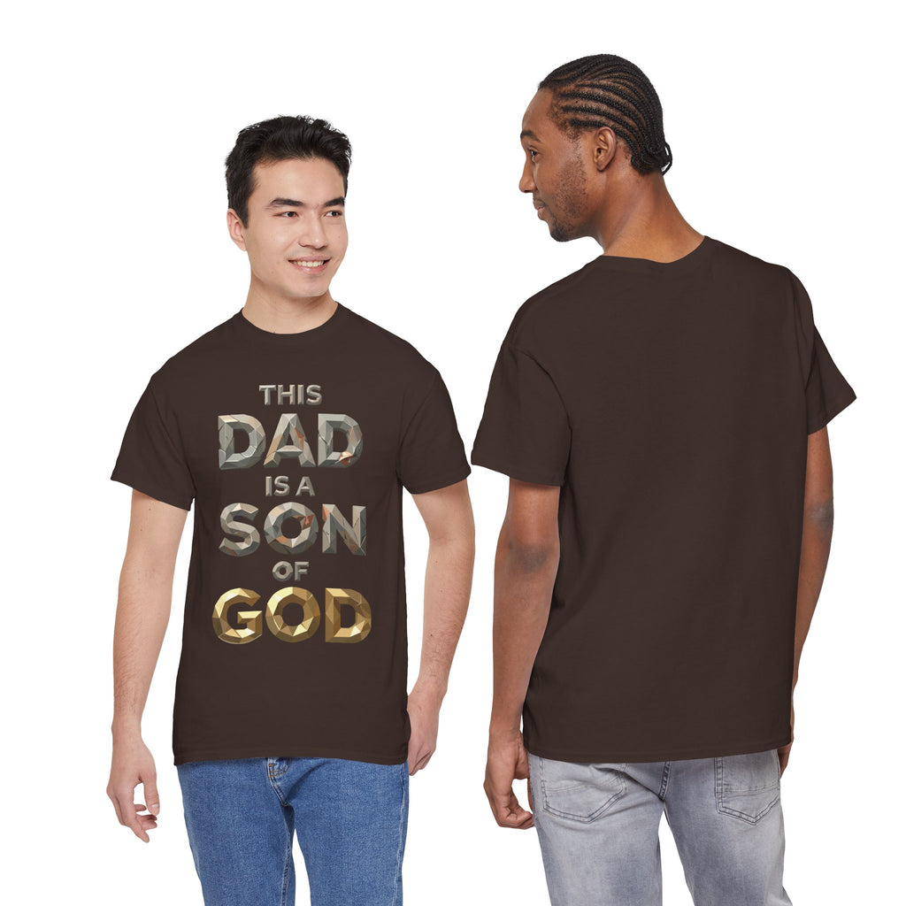 Dad Is a Son of God T-Shirt — Christian Father's Day Tee, HolyPoly!