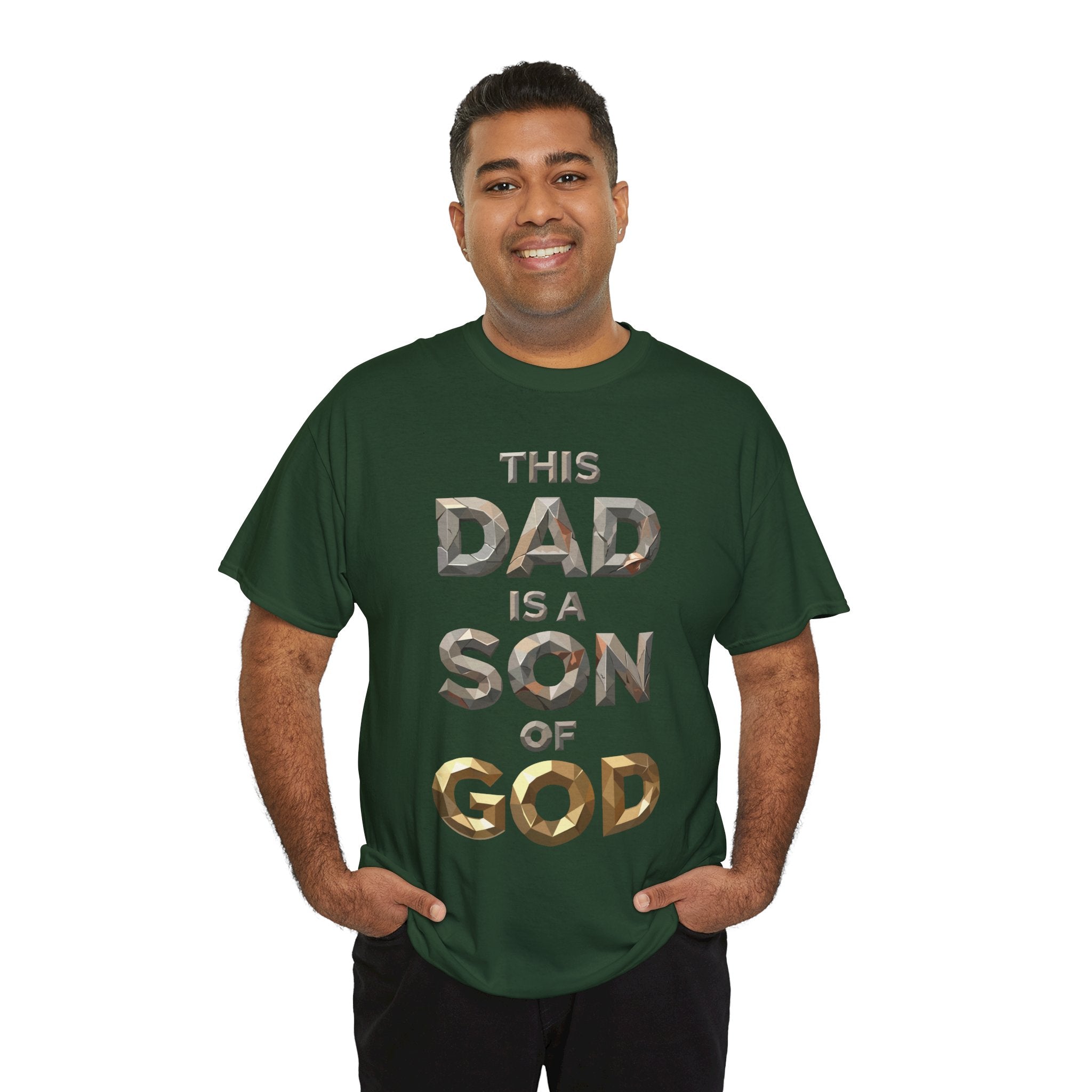 Dad Is a Son of God T-Shirt — Christian Father's Day Tee, HolyPoly!