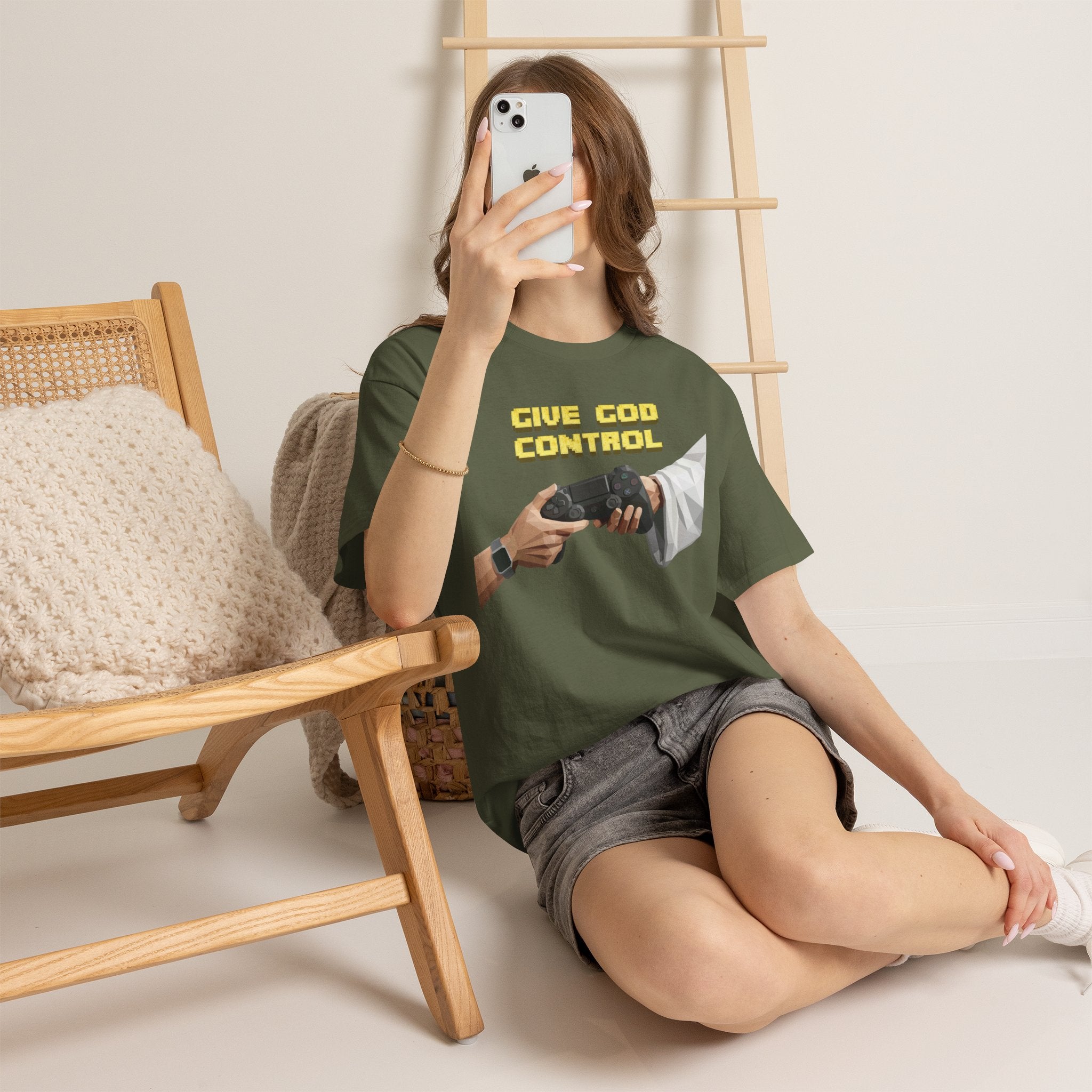 Give God Control T-Shirt — Holy NerdTee - HolyPoly!