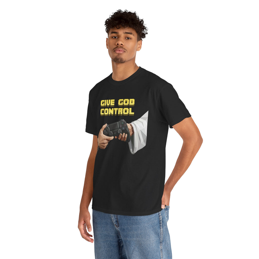 Give God Control T-Shirt — Holy NerdTee - HolyPoly!
