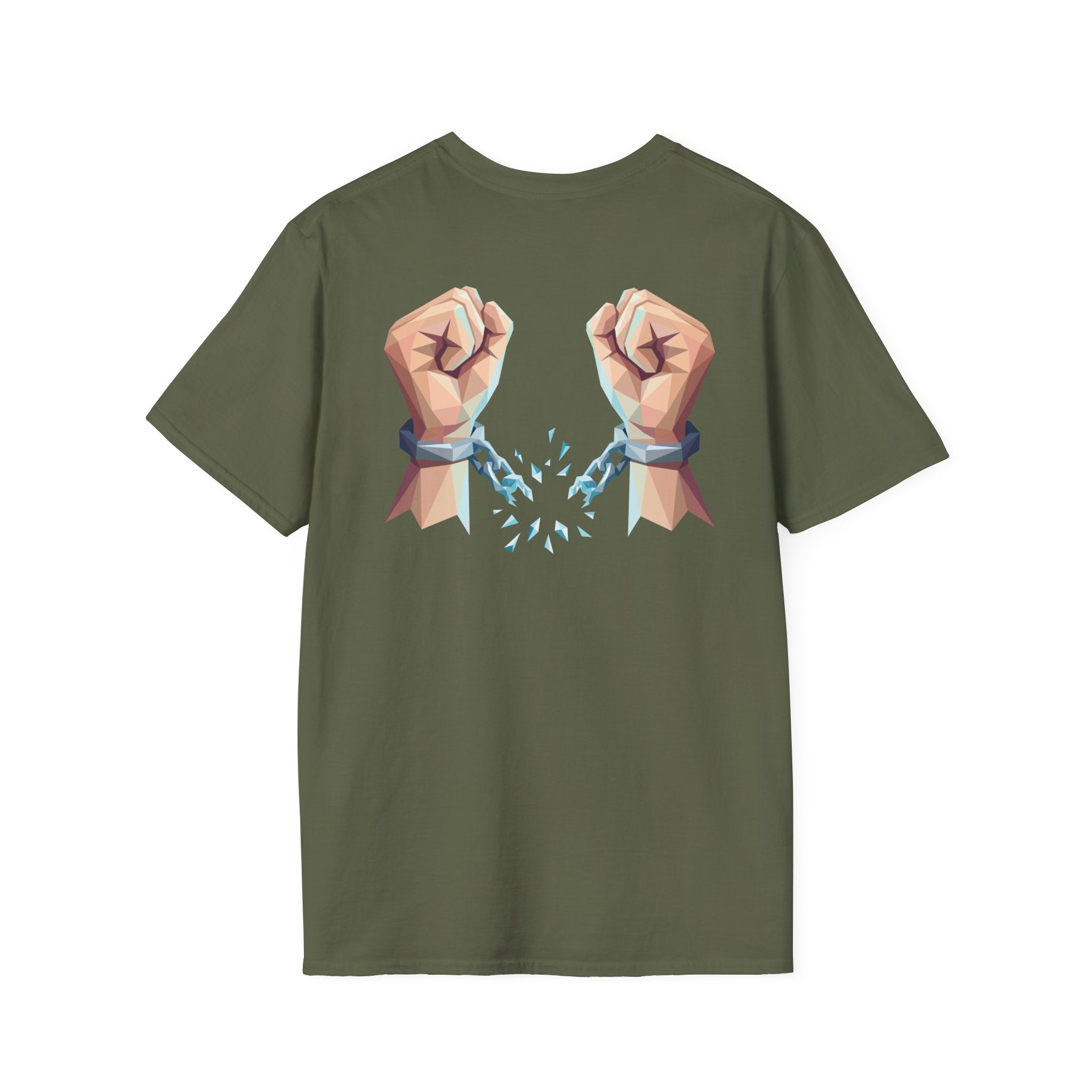 Freed by the truth. T-Shirt — Holy Poly
