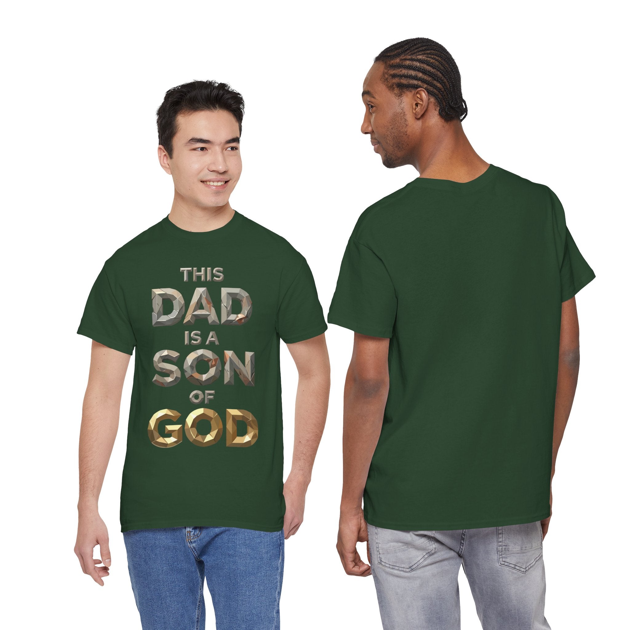 Dad Is a Son of God T-Shirt — Christian Father's Day Tee, HolyPoly!