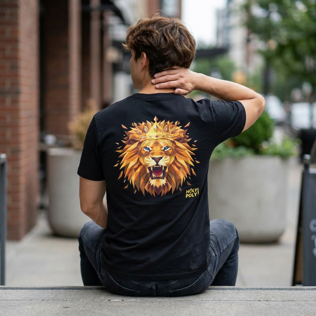 The Lion has Conquered. T-Shirt — Holy Poly