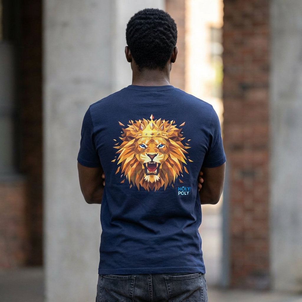 The Lion has Conquered. T-Shirt — Holy Poly