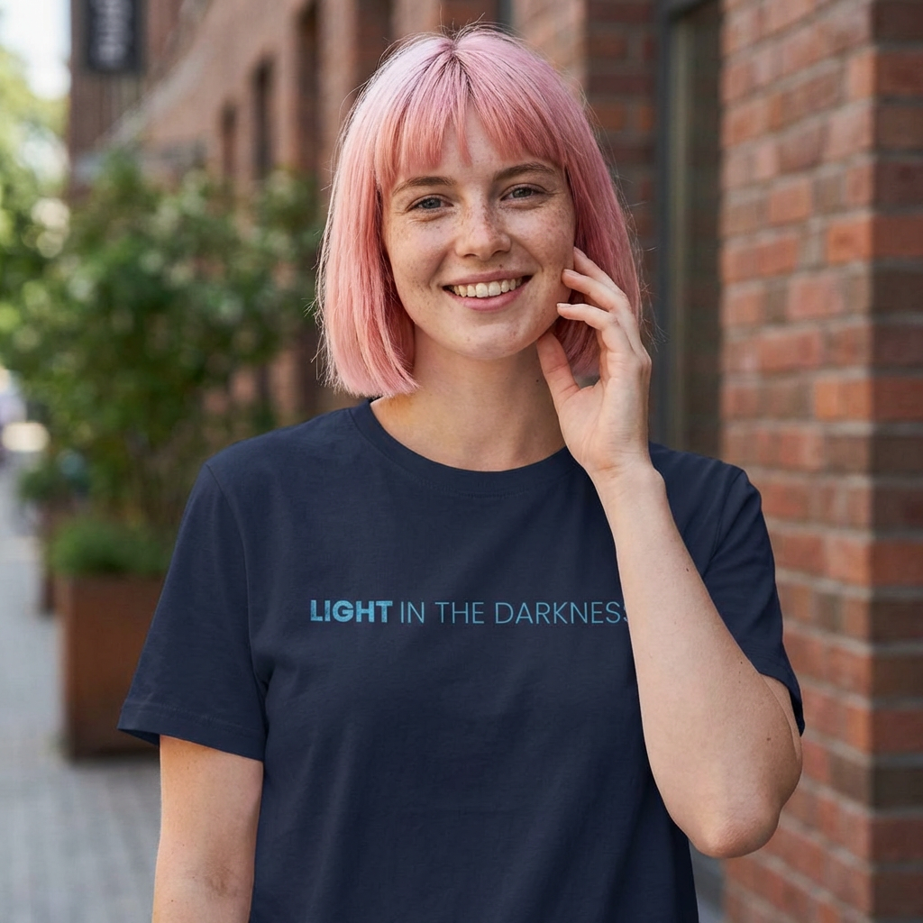 Light in the Darkness. T-Shirt — Holy Poly