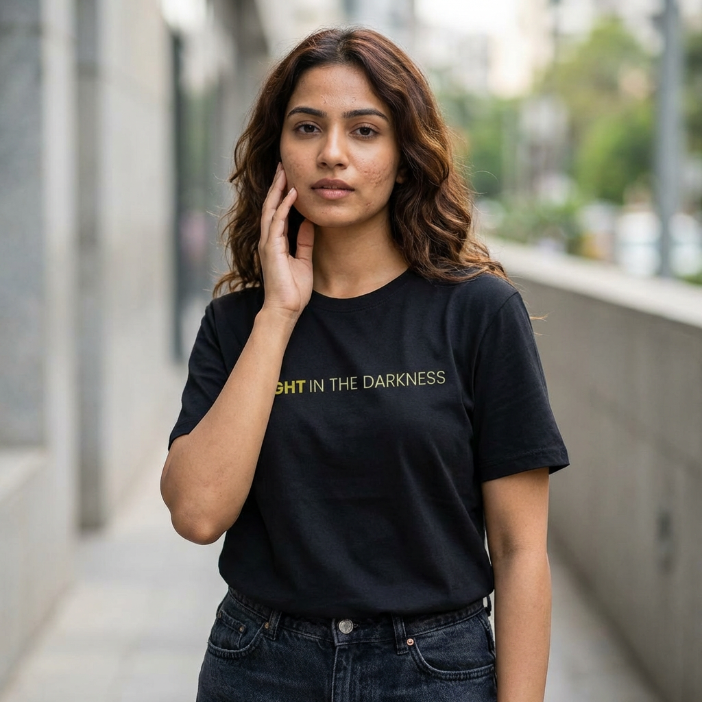 Light in the Darkness. T-Shirt — Holy Poly