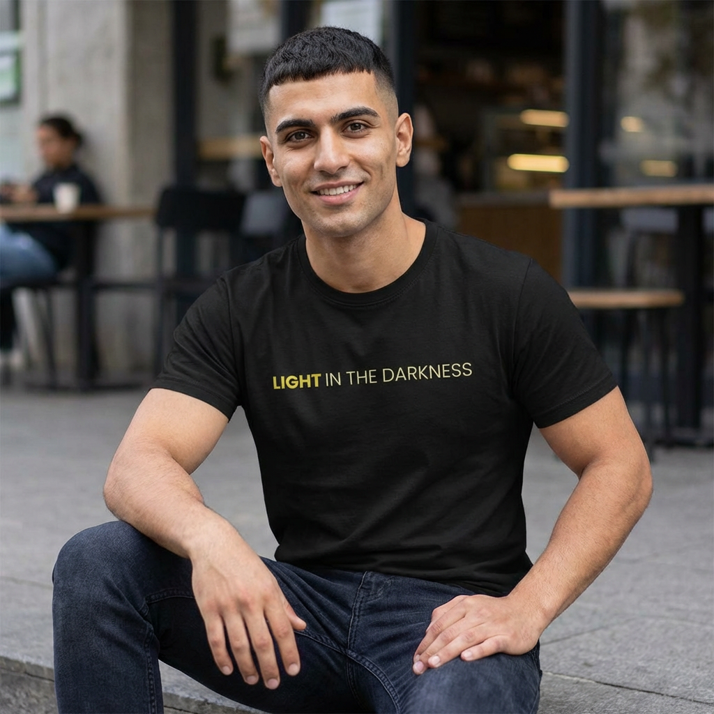 Light in the Darkness. T-Shirt — Holy Poly