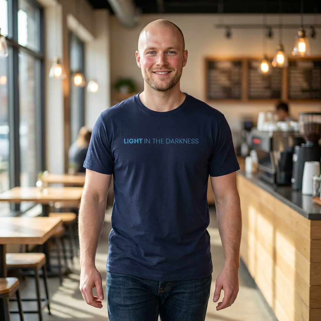 Light in the Darkness. T-Shirt — Holy Poly