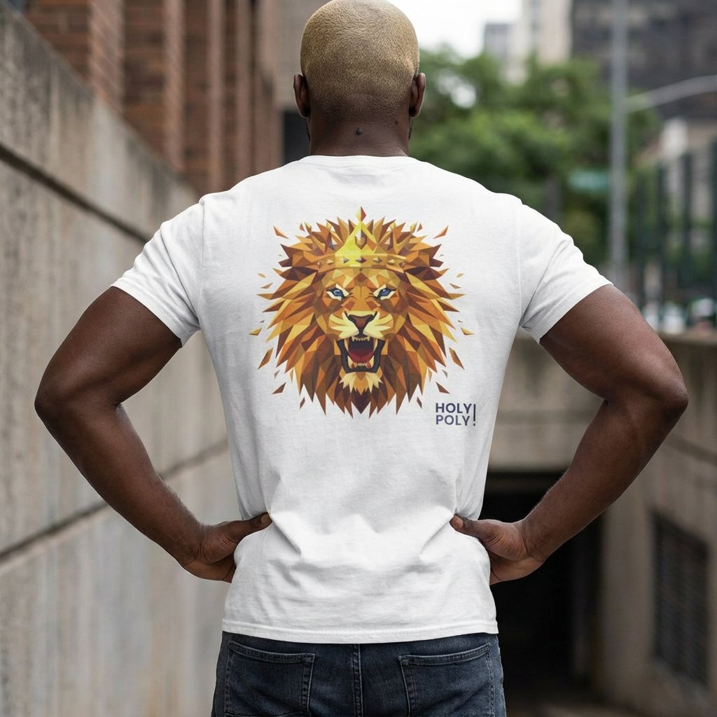 The Lion has Conquered. T-Shirt — Holy Poly