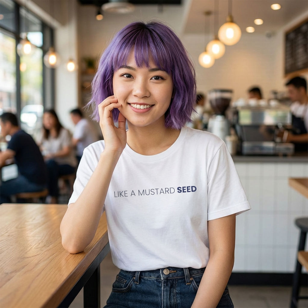Like a Mustard Seed. T-Shirt — Holy Poly