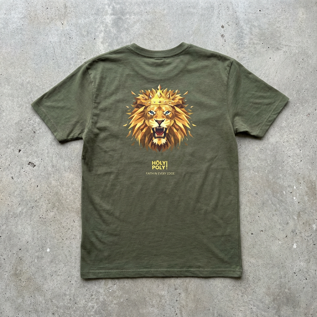 The Lion has Conquered. T-Shirt — Holy Poly