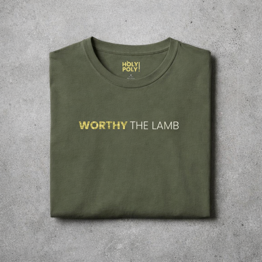 Worthy the Lamb military green  2