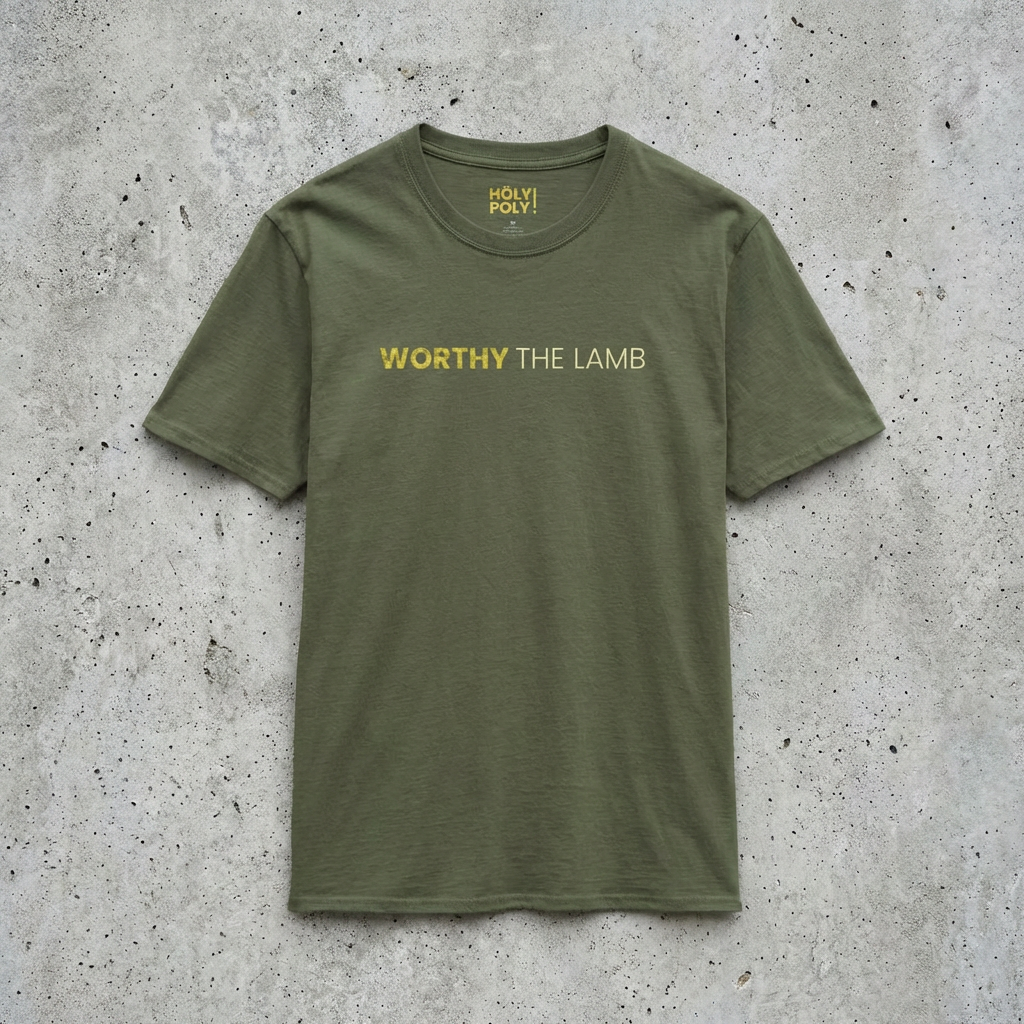Worthy the Lamb military green