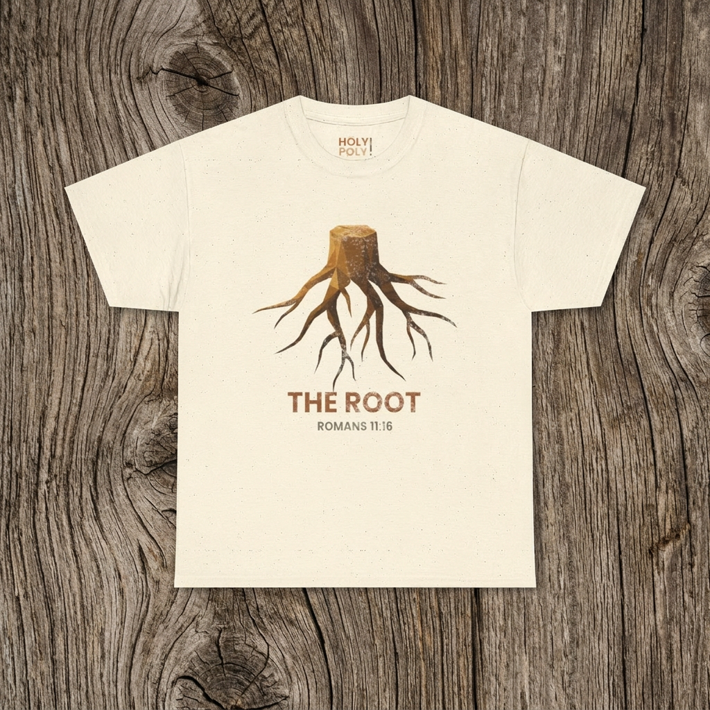 The Root T‑Shirt – Christian Romans 11:16 - Father's day Tee