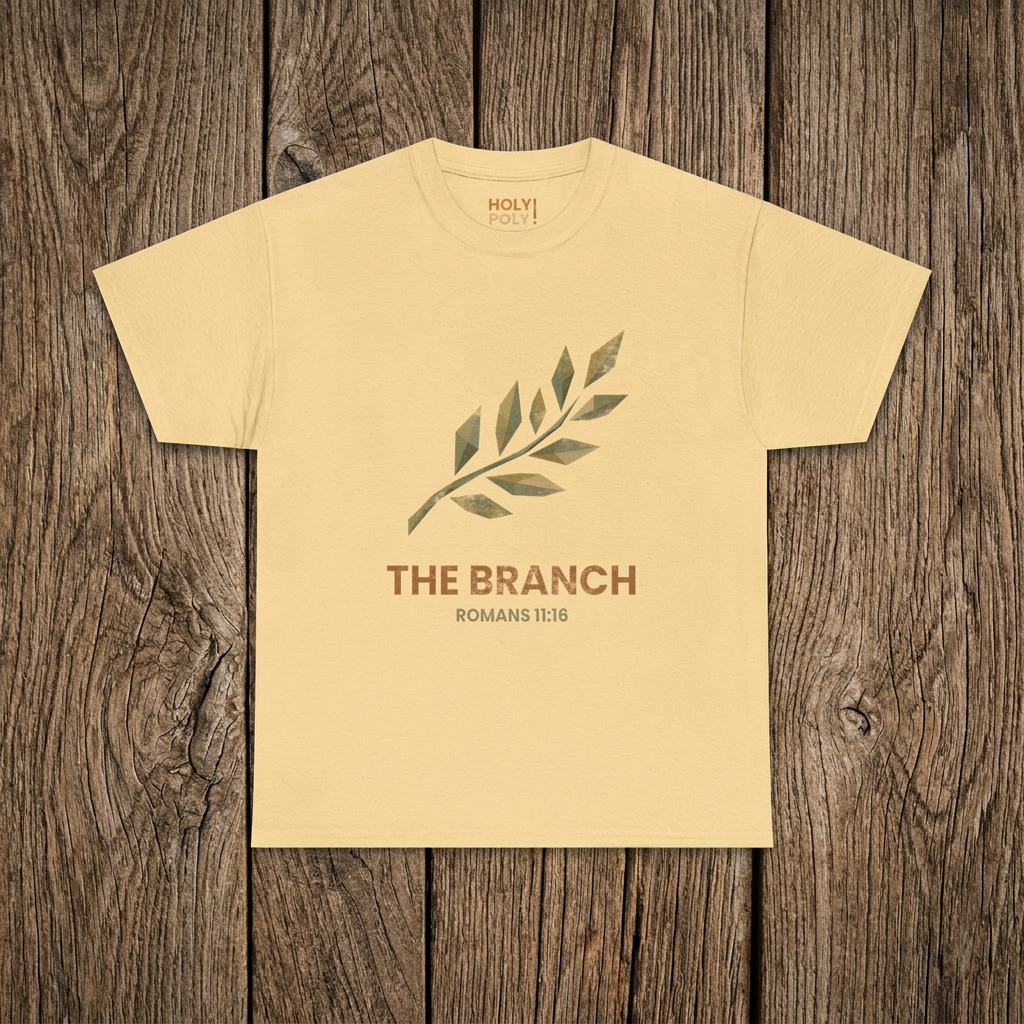 The Branch T‑Shirt – Christian Romans 11:16 - Father's day Tee
