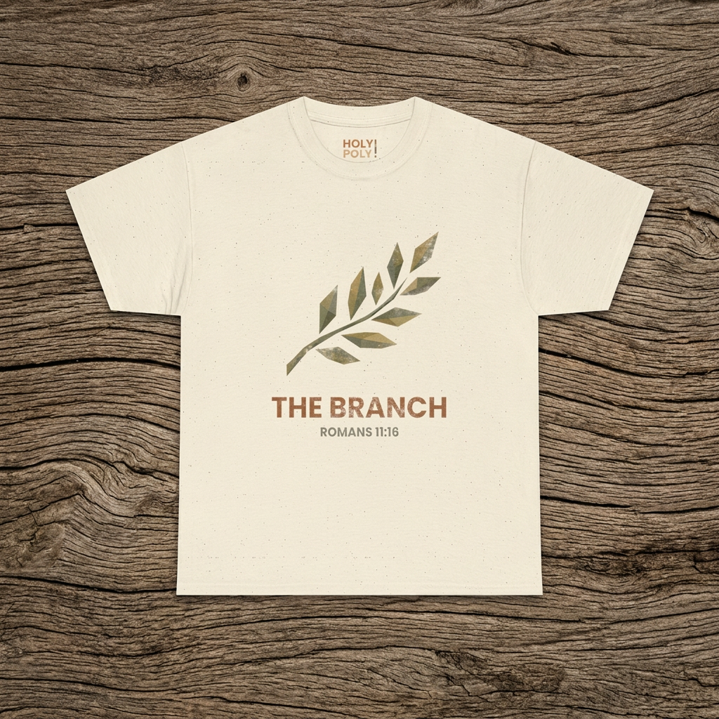The Branch T‑Shirt – Christian Romans 11:16 - Father's day Tee