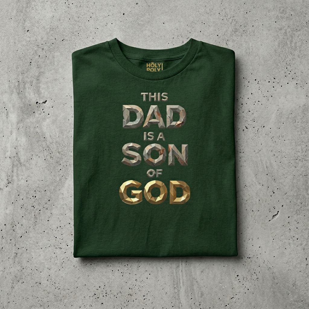 Dad Is a Son of God T-Shirt — Christian Father's Day Tee, HolyPoly!