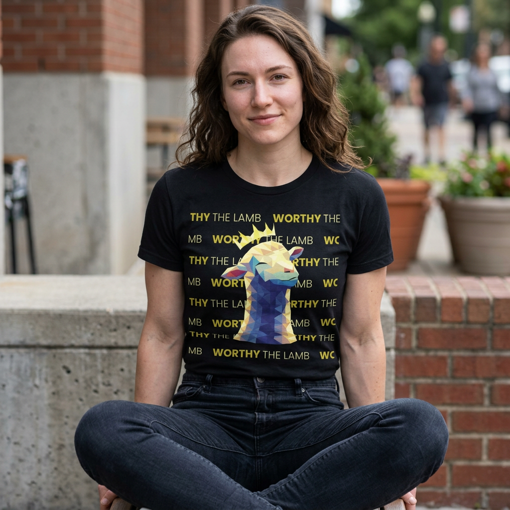 Worthy the Lamb T‑Shirt (Front Only) — HolyPoly!