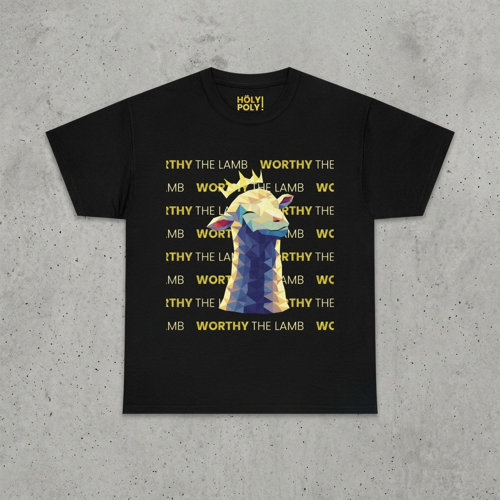 Worthy the Lamb T‑Shirt (Front Only) — HolyPoly!