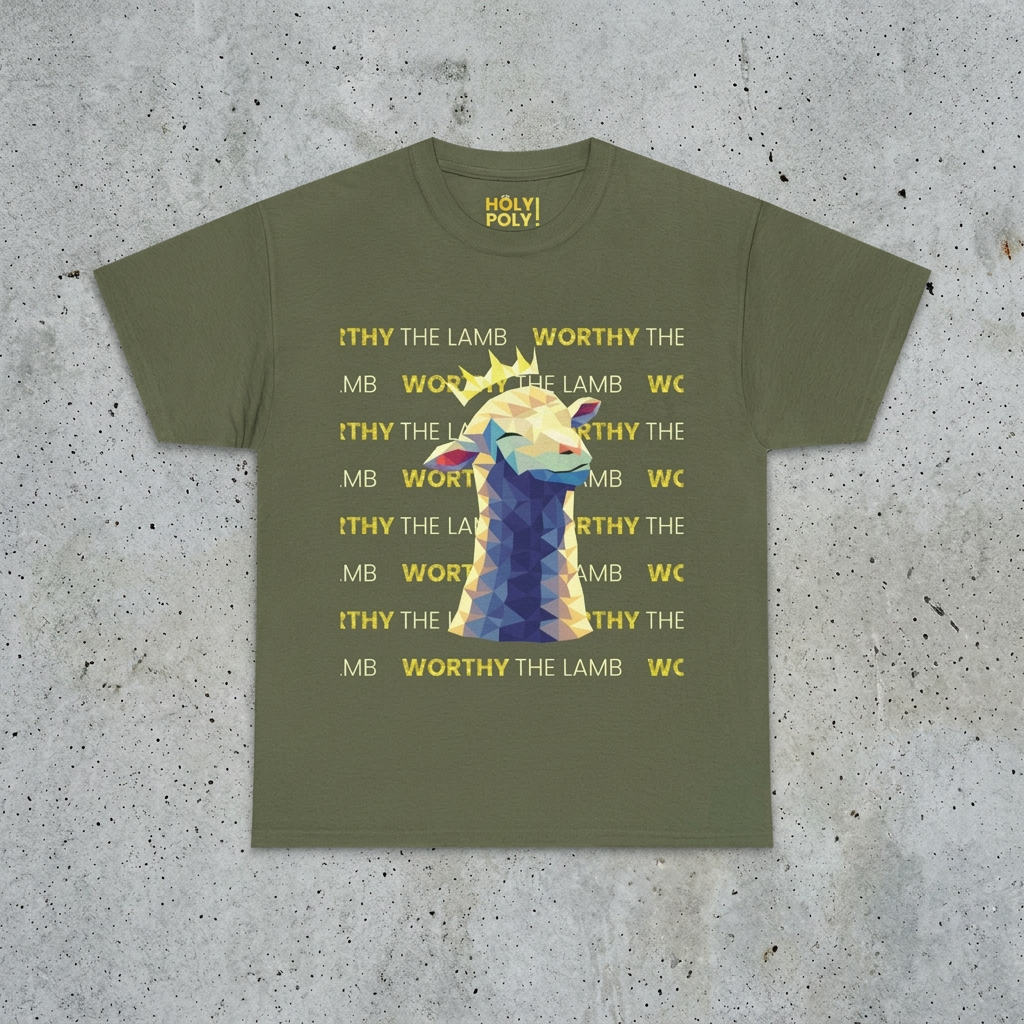 Worthy the Lamb T‑Shirt (Front Only) — HolyPoly!