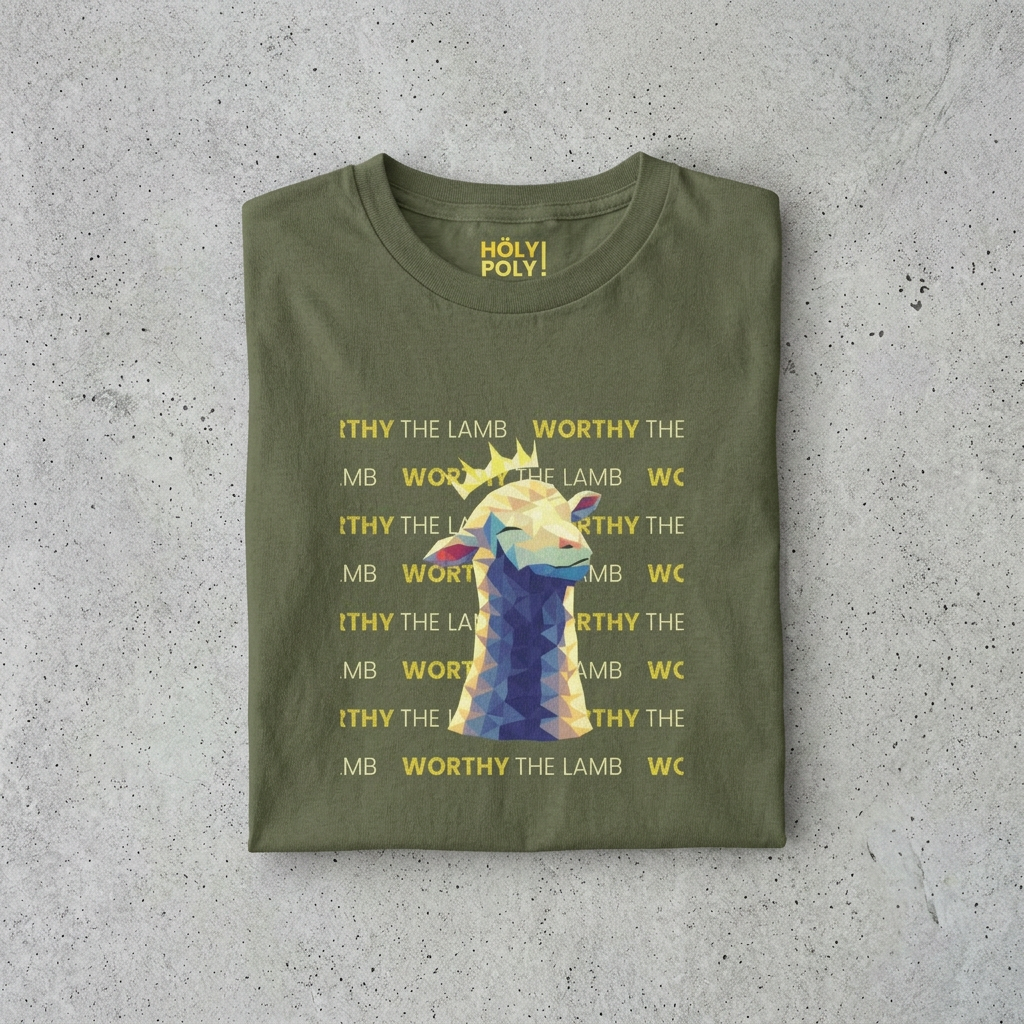 Worthy the Lamb T‑Shirt (Front Only) — HolyPoly!