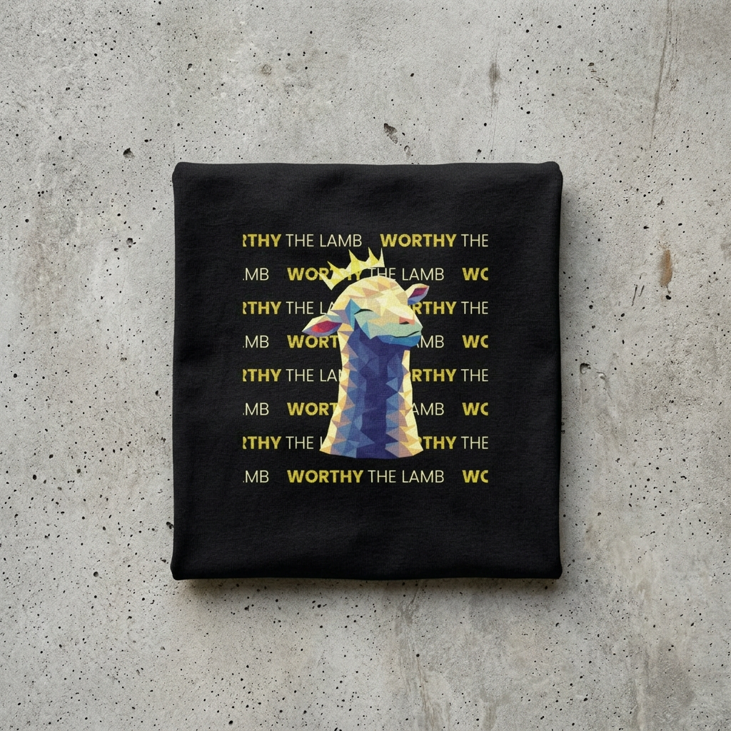 Worthy the Lamb T‑Shirt (Front Only) — HolyPoly!