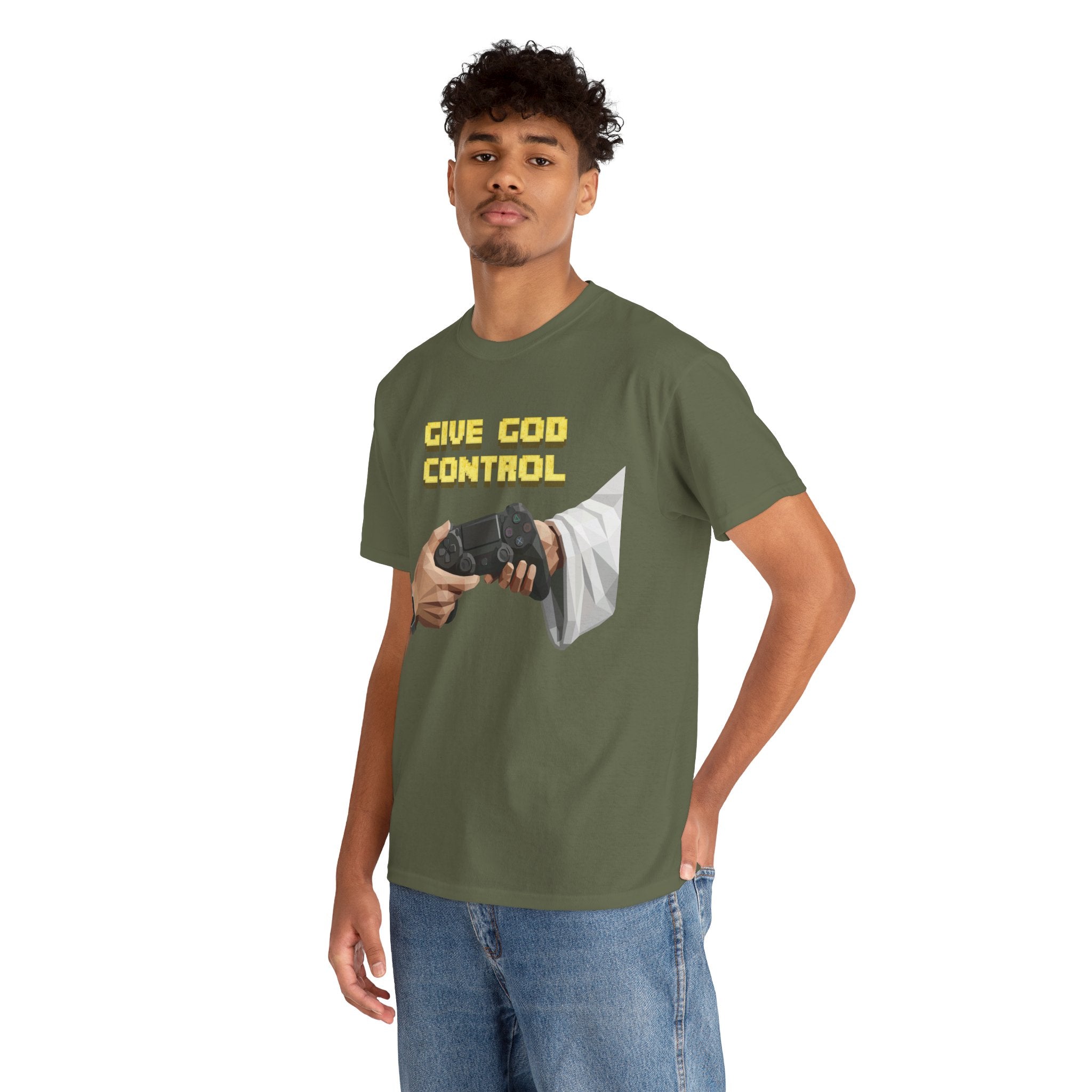 Give God Control T-Shirt — Holy NerdTee - HolyPoly!