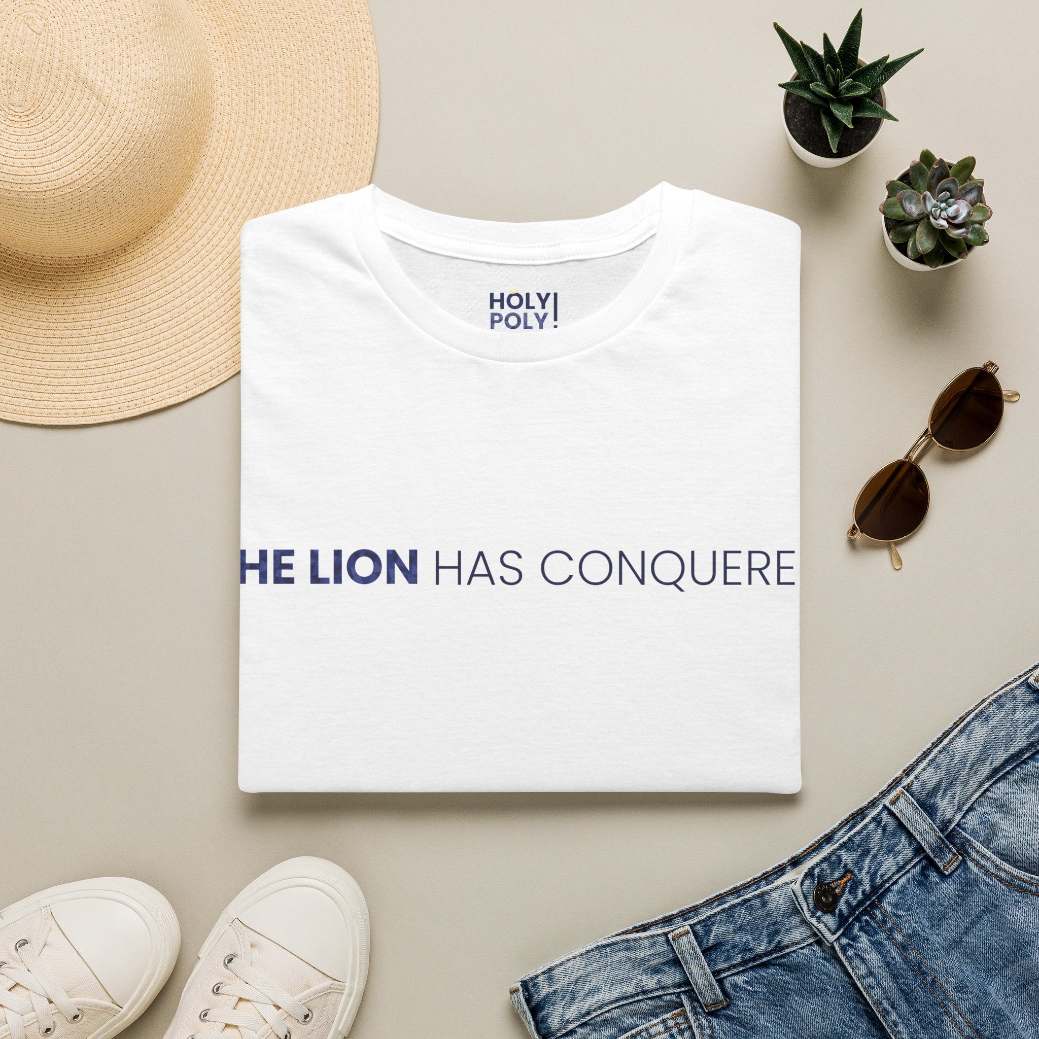 The Lion has Conquered. T-Shirt — Holy Poly