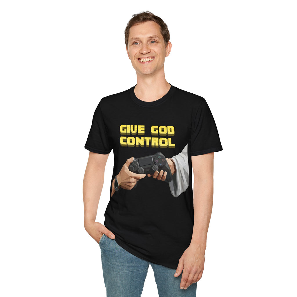 Give God Control T-Shirt — Holy NerdTee - HolyPoly!