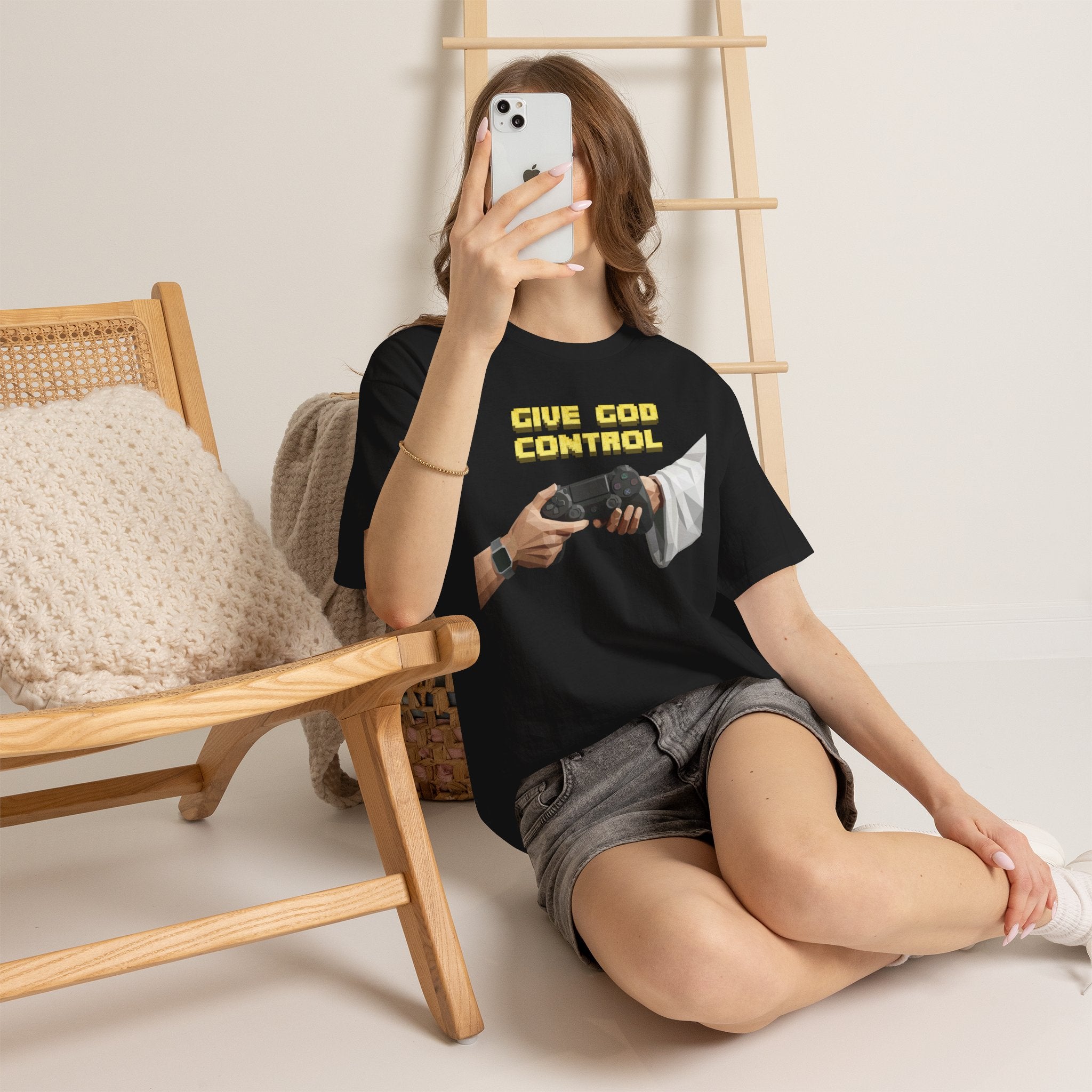 Give God Control T-Shirt — Holy NerdTee - HolyPoly!