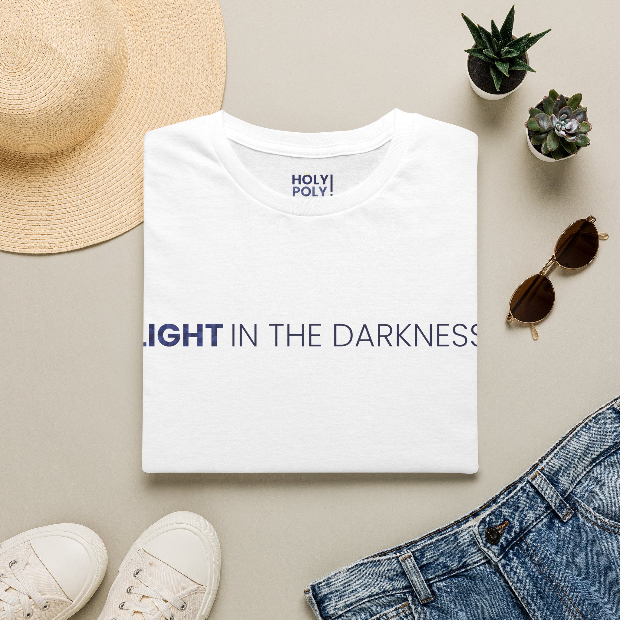 Light in the Darkness. T-Shirt — Holy Poly