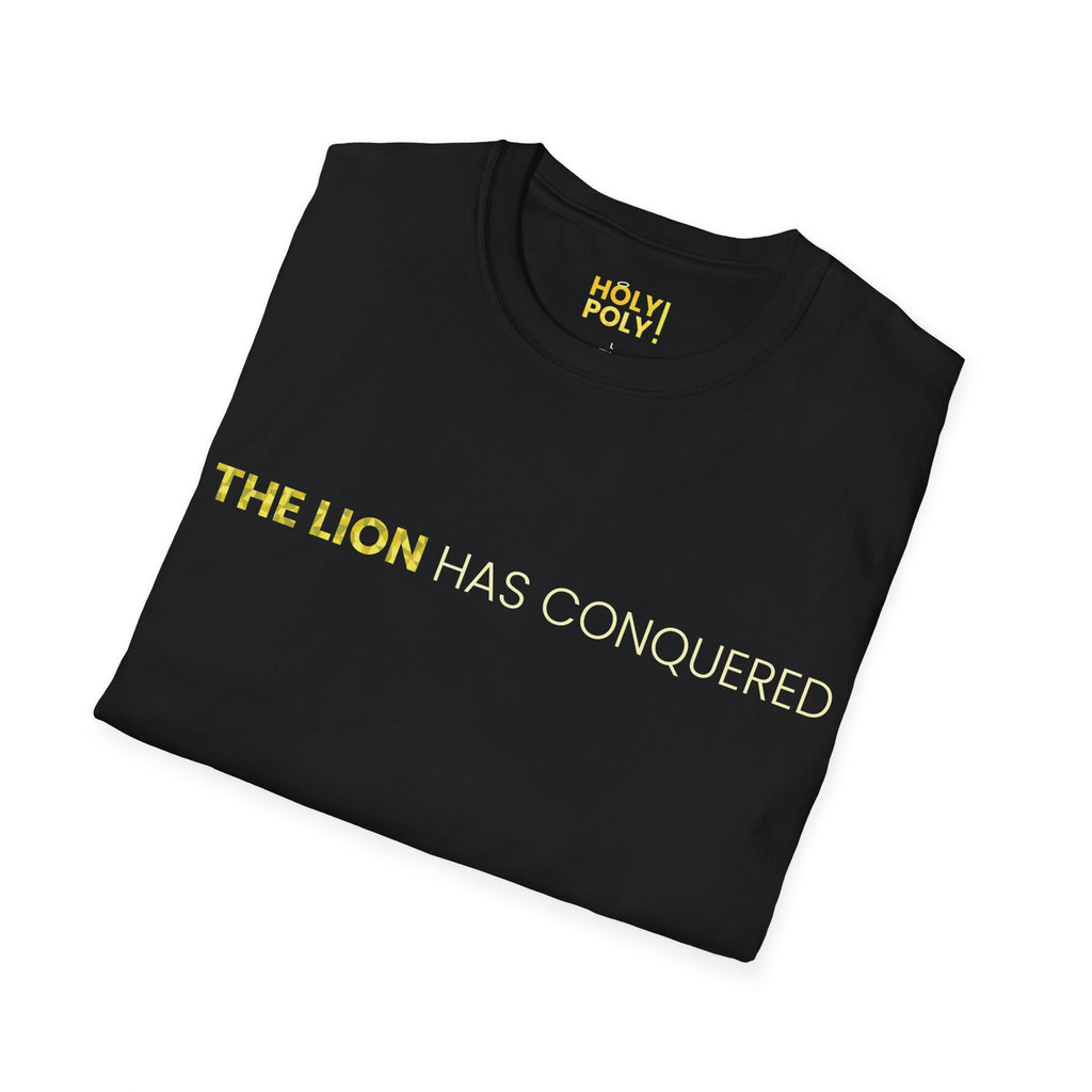 The Lion has Conquered. T-Shirt — Holy Poly