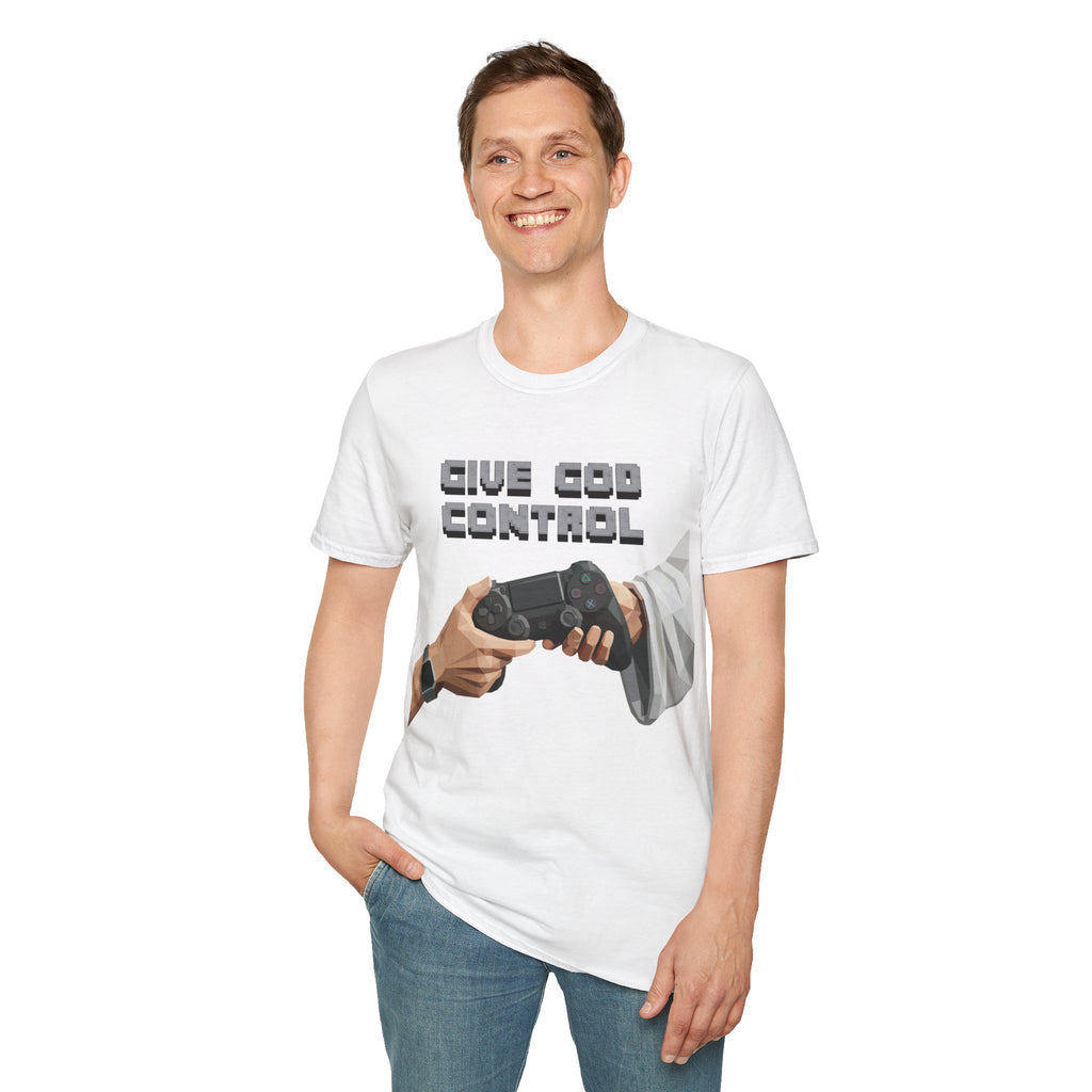 Give God Control T-Shirt — Holy NerdTee - HolyPoly!