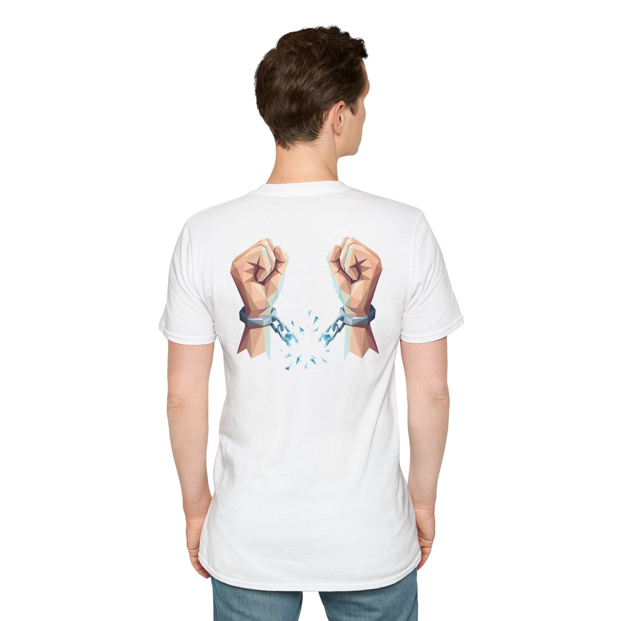 Freed by the truth. T-Shirt — Holy Poly