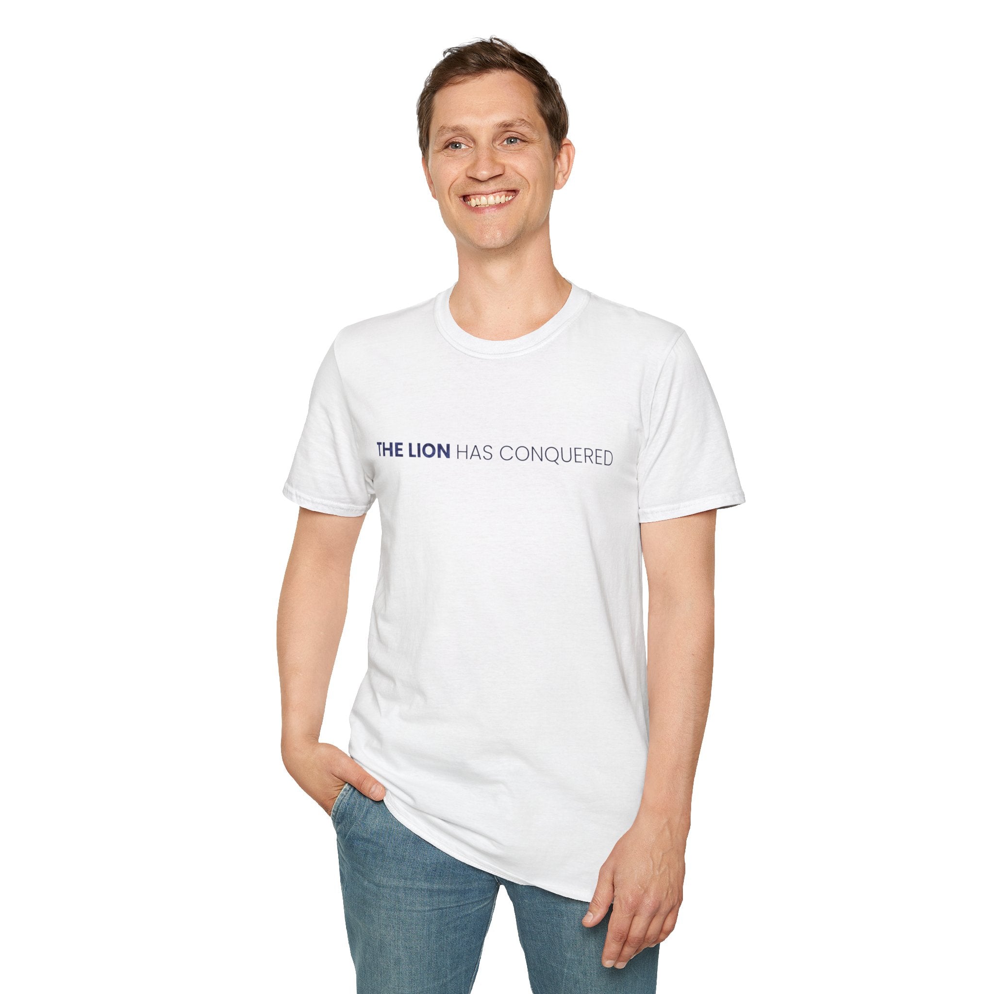 The Lion has Conquered. T-Shirt — Holy Poly
