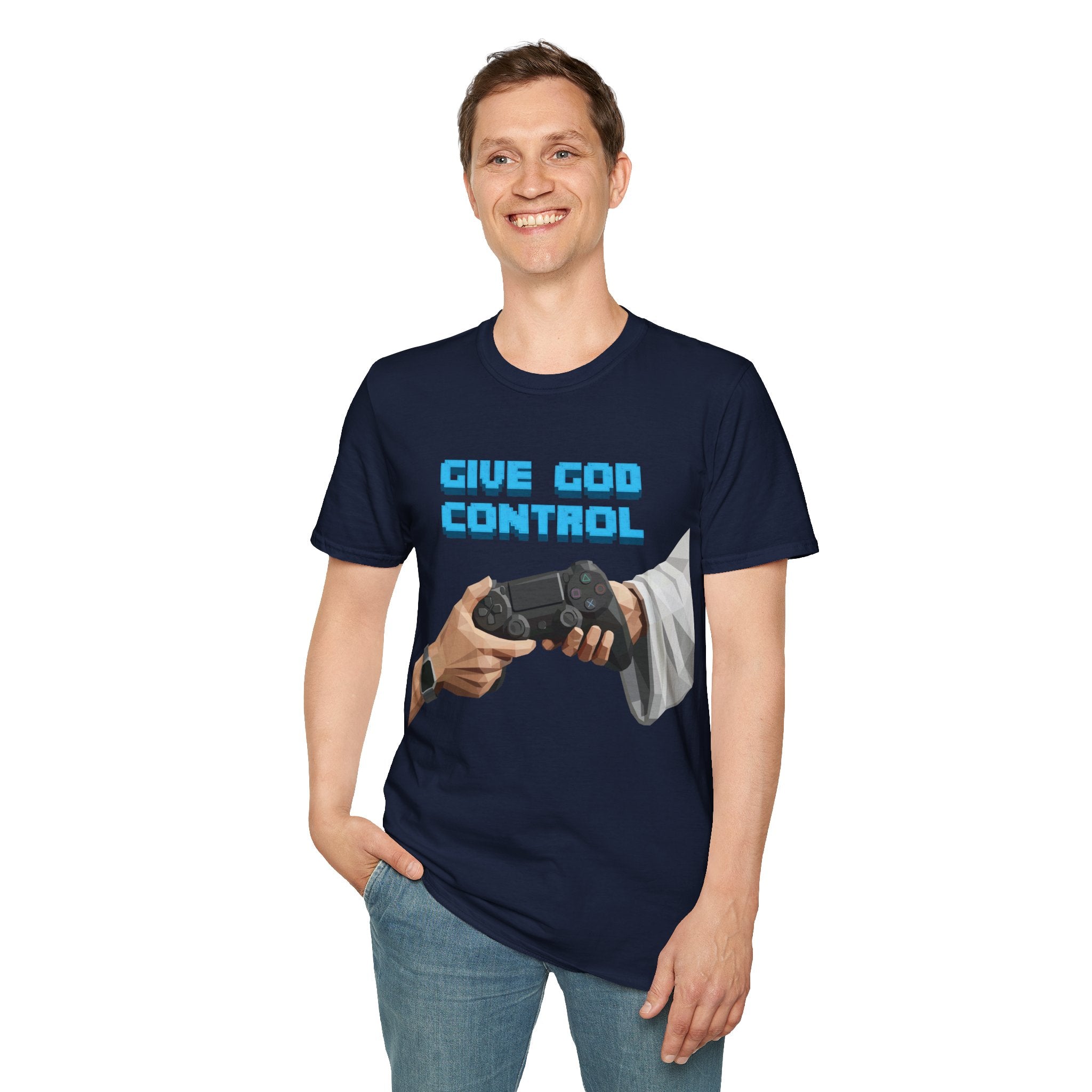 Give God Control T-Shirt — Holy NerdTee - HolyPoly!