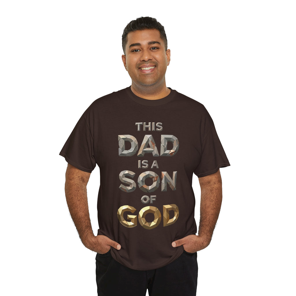 Dad Is a Son of God T-Shirt — Christian Father's Day Tee, HolyPoly!