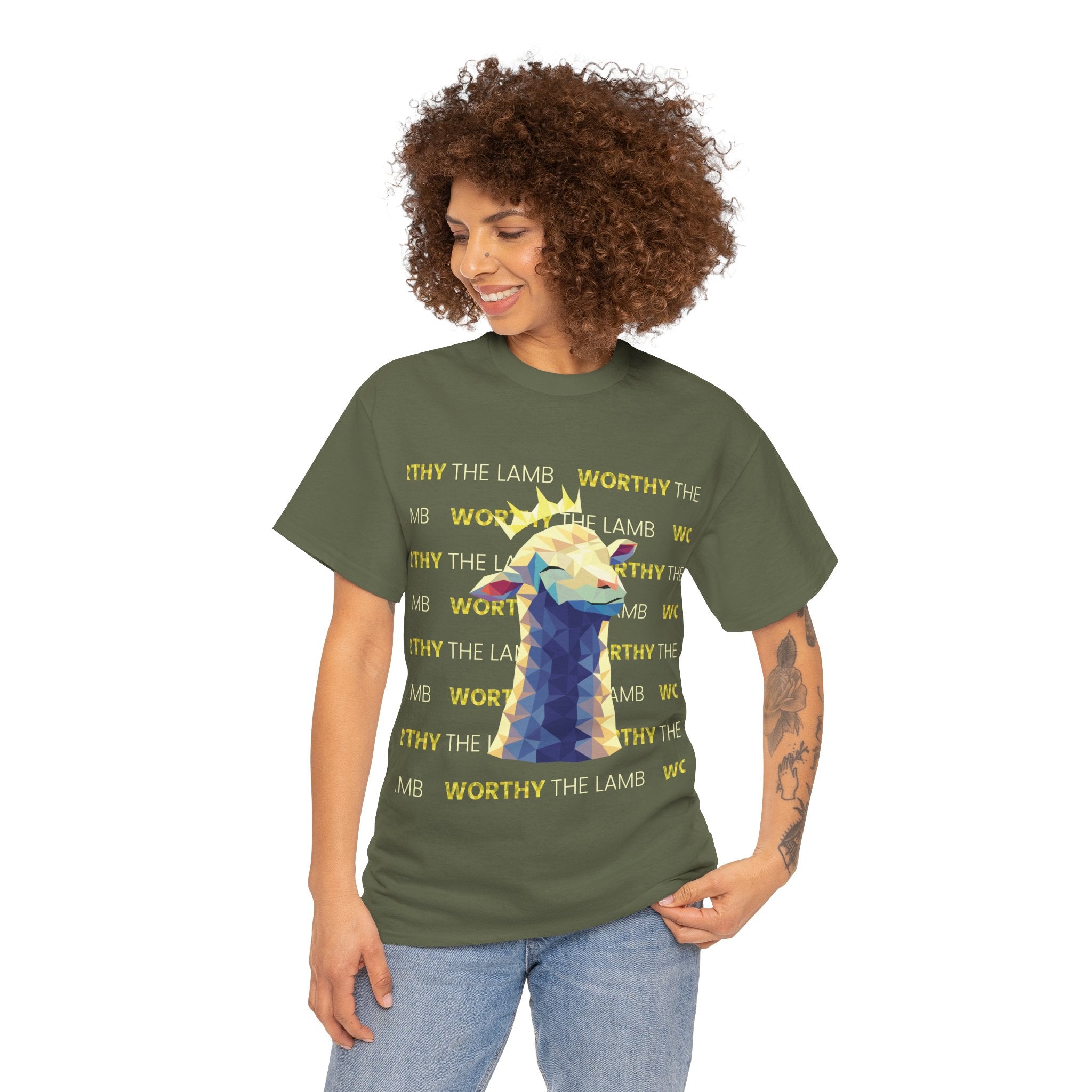 Worthy the Lamb T‑Shirt (Front Only) — HolyPoly!