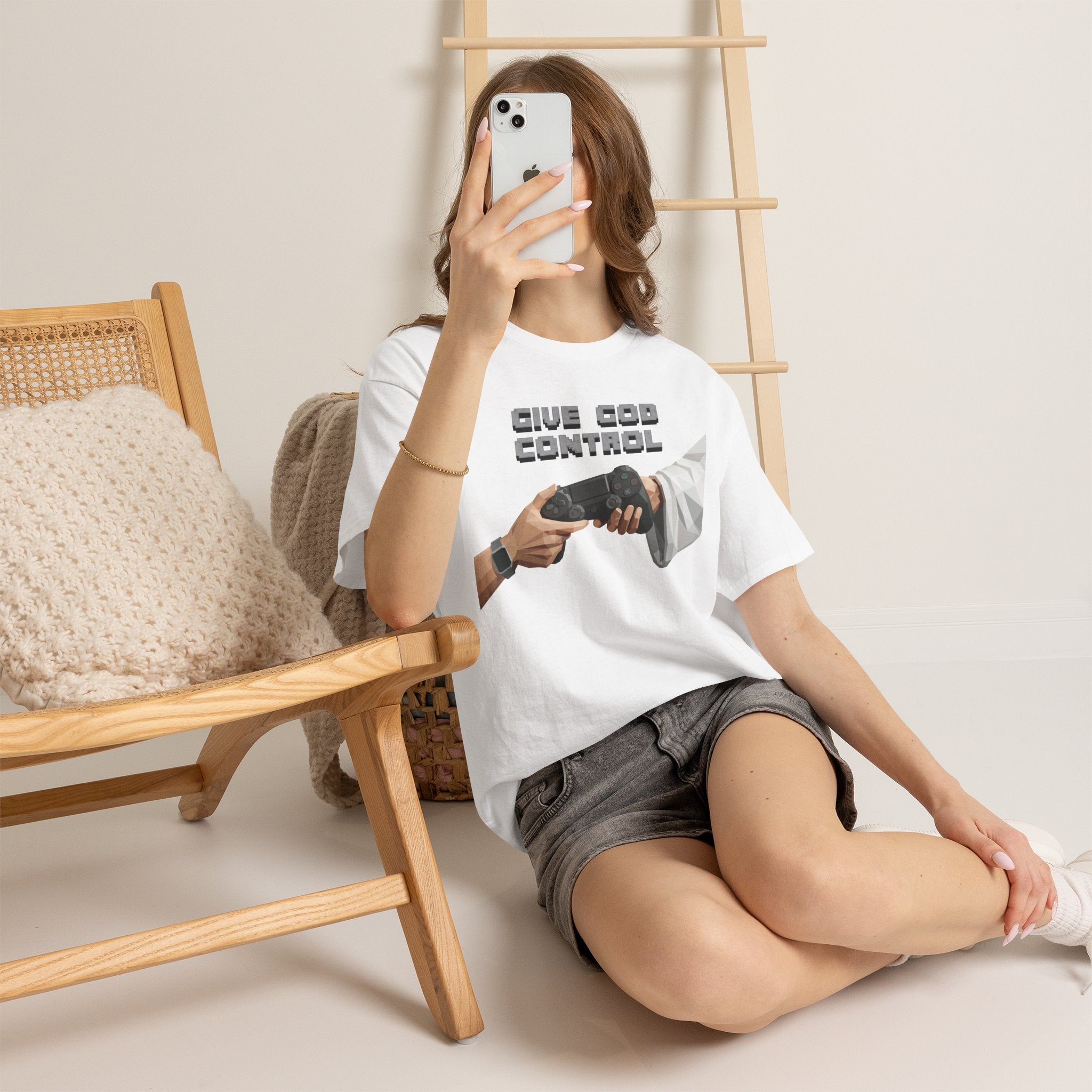 Give God Control T-Shirt — Holy NerdTee - HolyPoly!