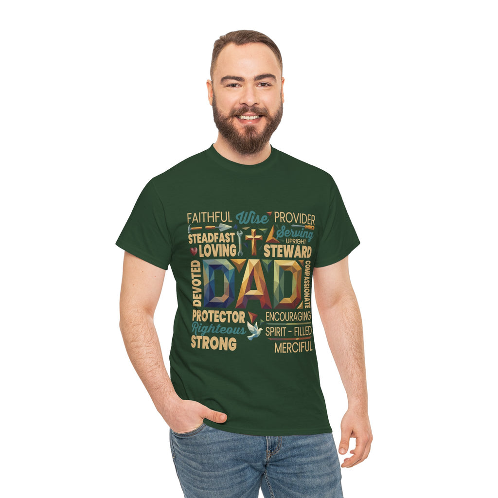 Faith-Filled Dad T-Shirt — Holy Poly!